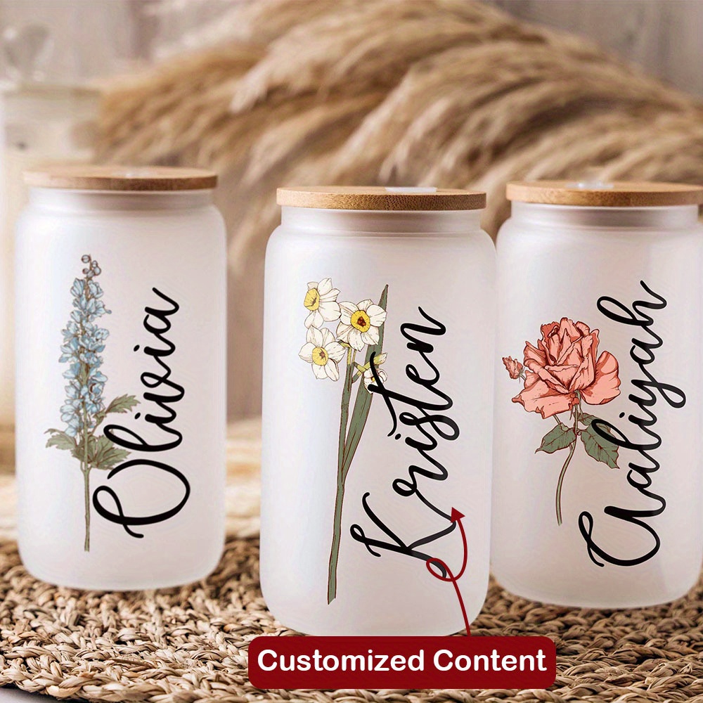 Coffee Tea Name - Персонализированный стакан для кофе со льдом