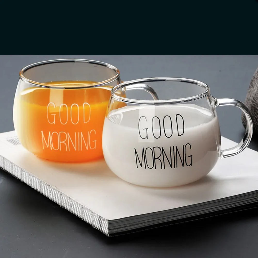 Coffee Tea Name - 1 шт., креативная стеклянная чашка для