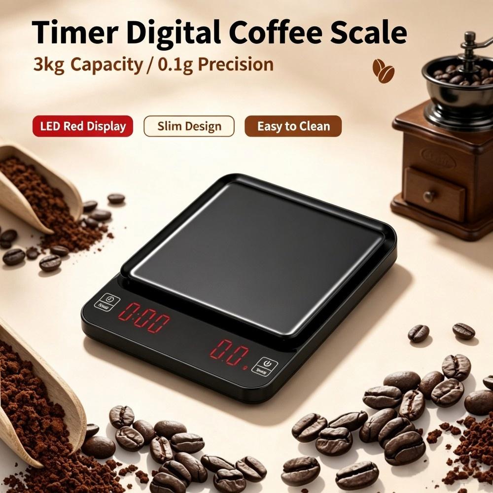 Coffee & Tea Maker Machine - Высокоточные цифровые весы для кофе 3
