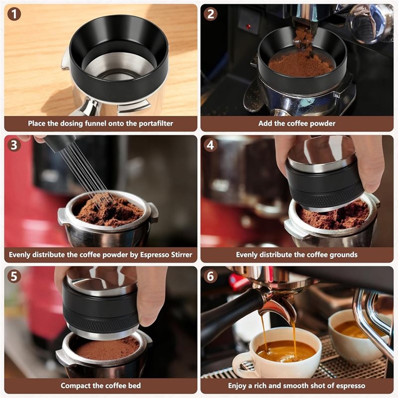 Coffee Tamper Leveler - Набор для приготовления кофе A60T: 4
