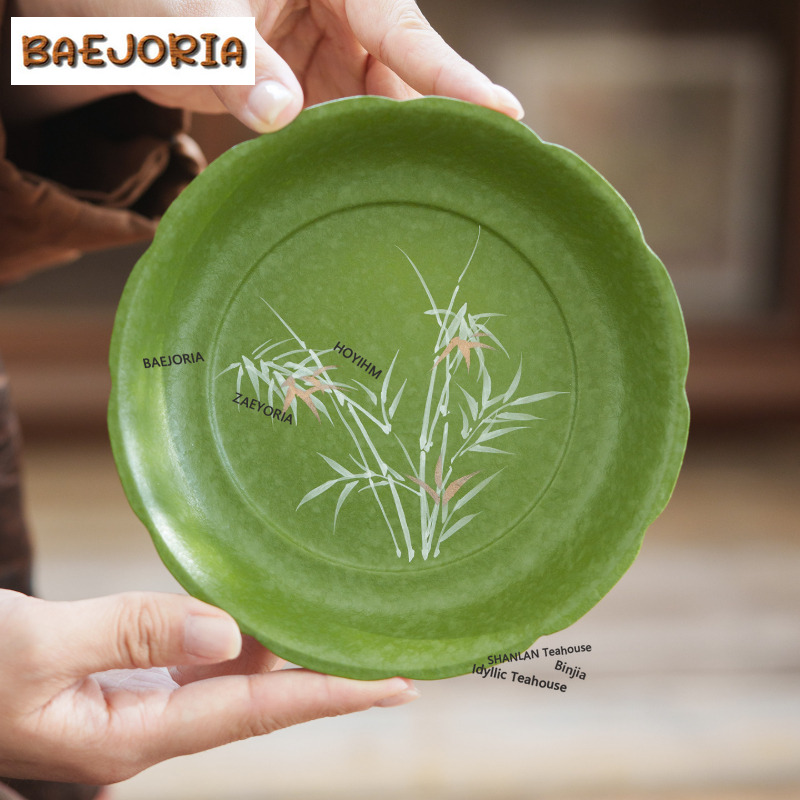 Bamboo Tea Tray - BAEJORIA Подставка для чашки из бамбука