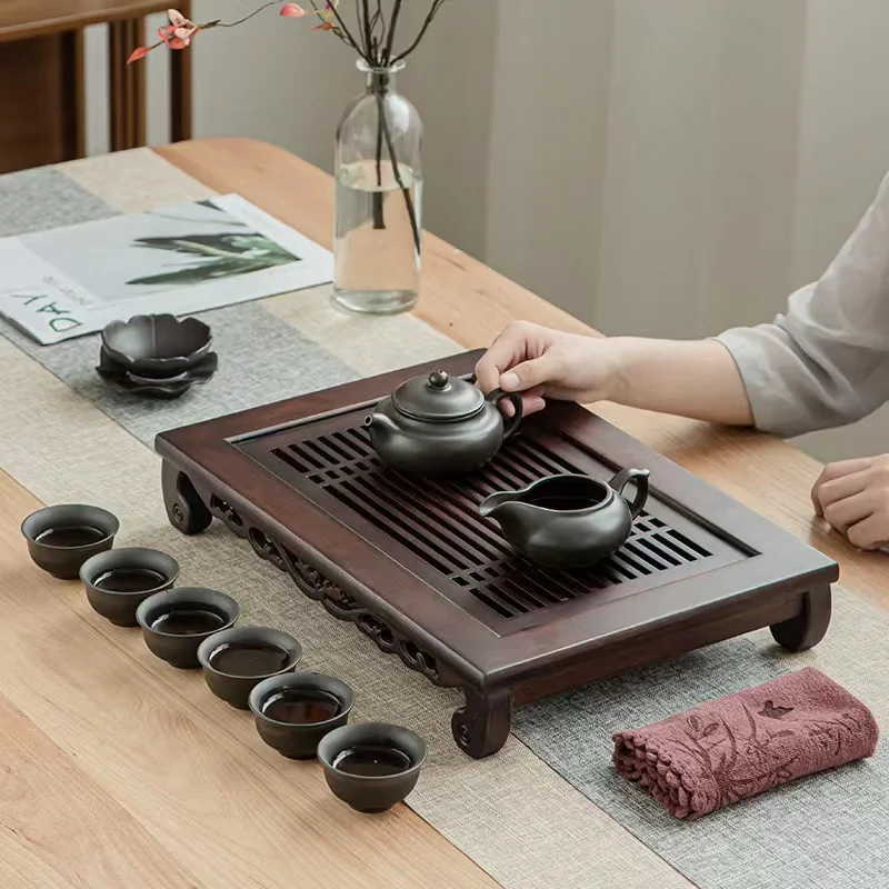 Bamboo Tea Tray - Поднос для хранения чая из натурального