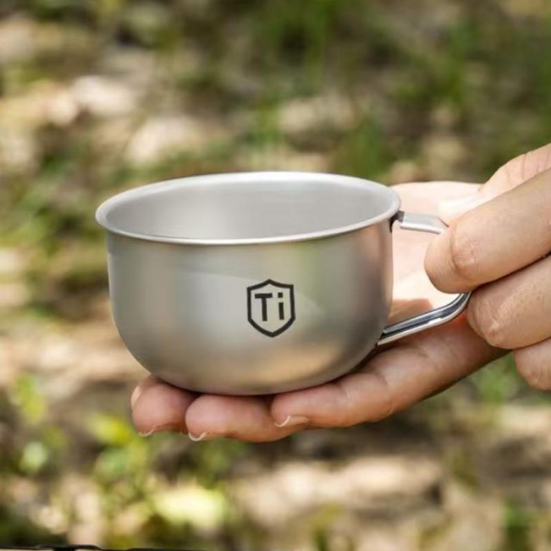 Coffee Tea Equipment - Мини-кружка для кемпинга из титанового сплава,