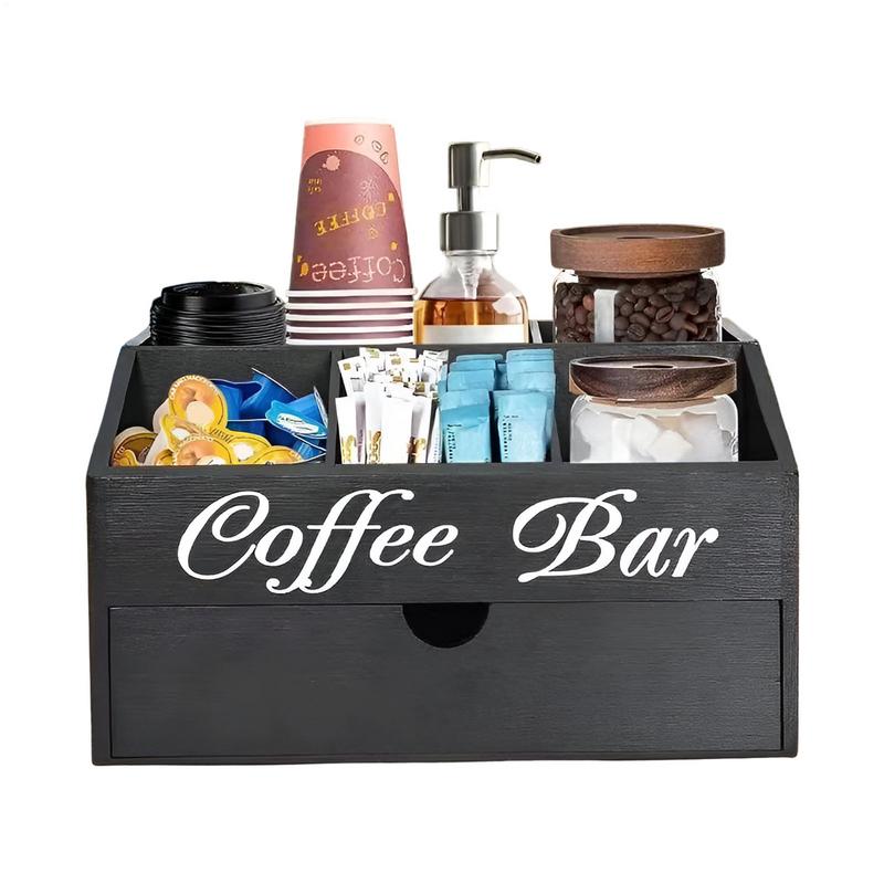 Coffee Tea Station - Держатель для кофе, чая, корзина, столешница,