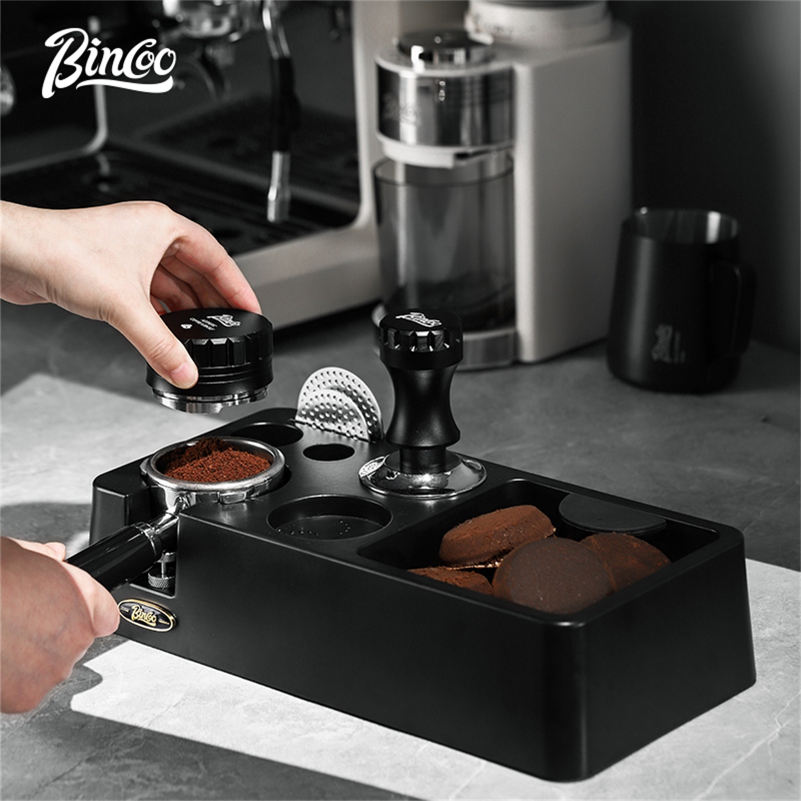 Распределитель кофе Bincoo 51/ – обзор и цена Coffee Tamper Leveler
