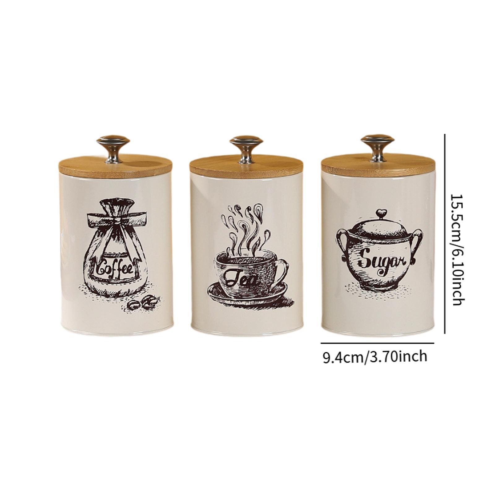 Набор банок для кофе, чая и са – обзор и цена Canister Coffee Sugar Tea
