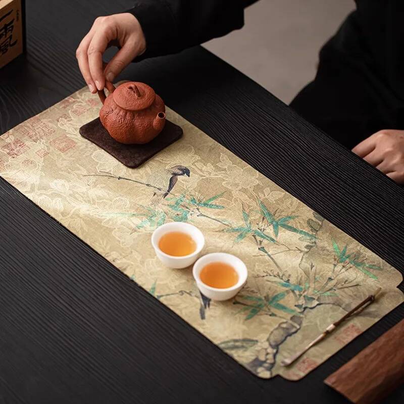 Китайский чайный коврик из обл – обзор и цена Bamboo Tea Tray