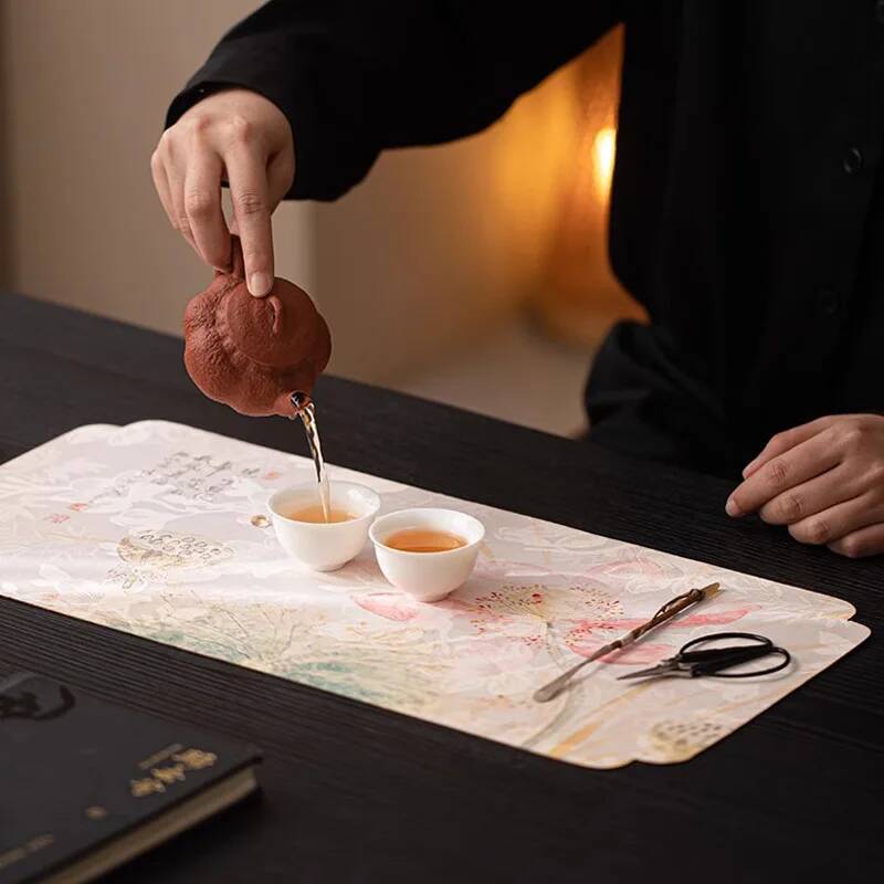 Китайский чайный коврик из обл – обзор и цена Bamboo Tea Tray