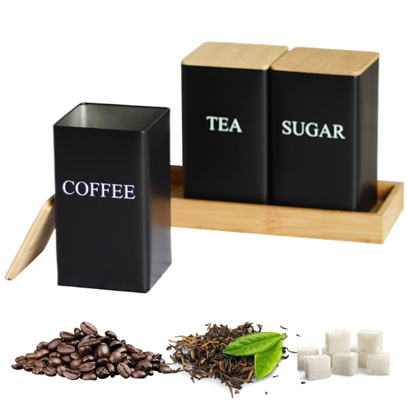 Набор из 3 предметов: банки дл – обзор и цена Canister Coffee Sugar Tea
