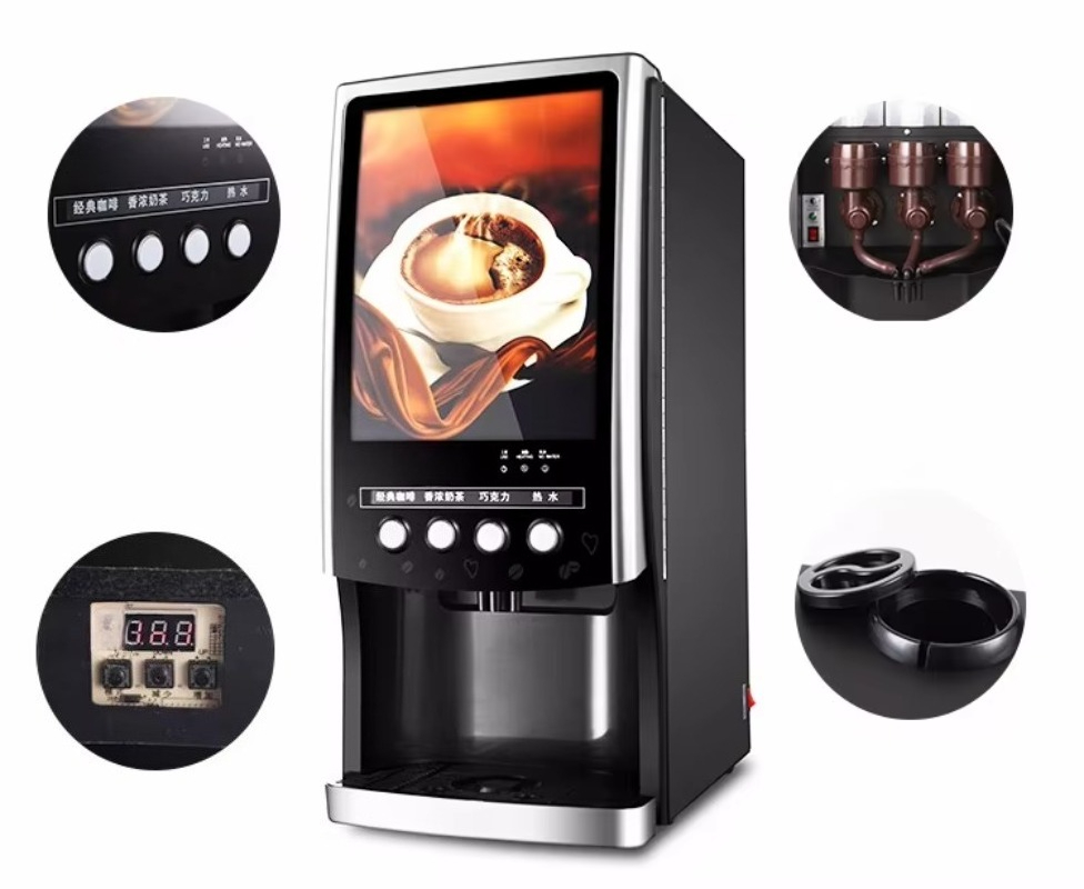 Автомат для продажи молочного  – обзор и цена Coffee Tea Vending Machine