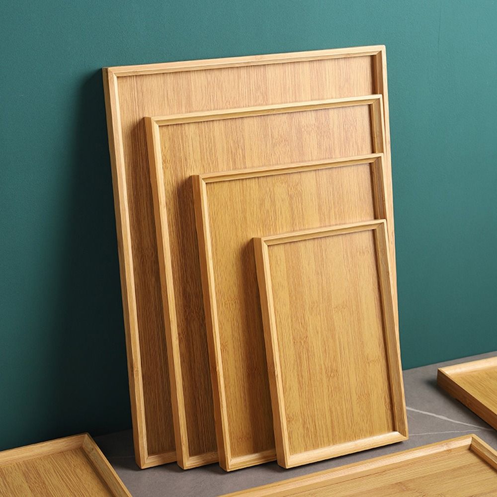 Декоративный поднос из натурал – обзор и цена Bamboo Tea Tray