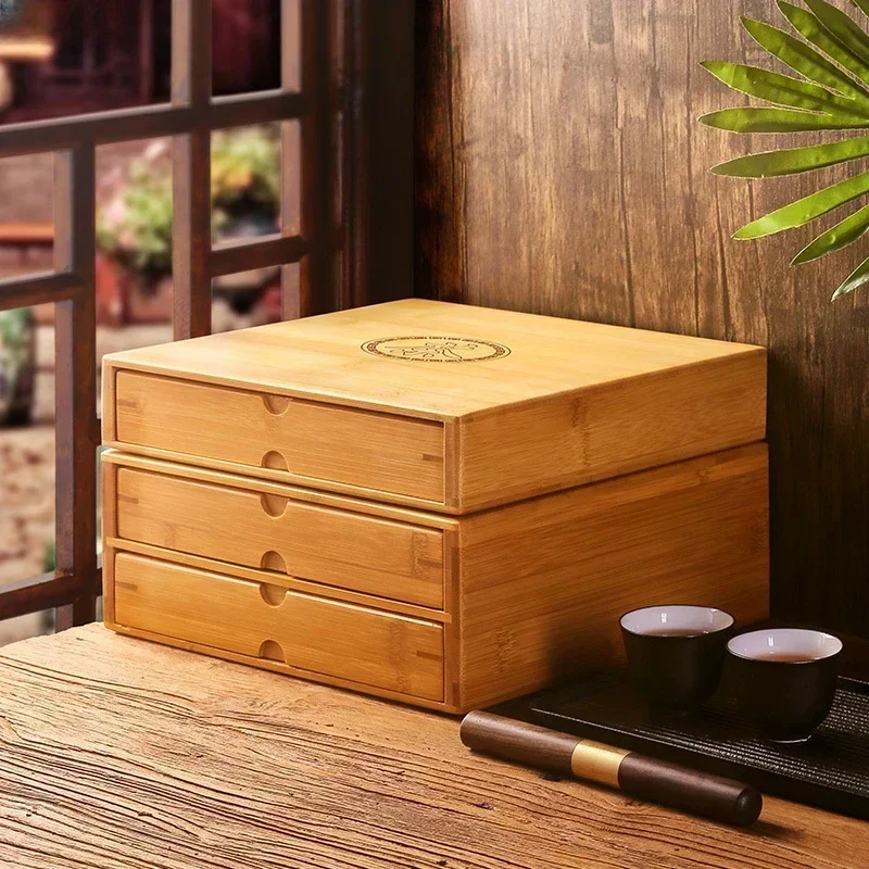 Новый бамбуковый ящик для хран – обзор и цена Bamboo Tea Tray