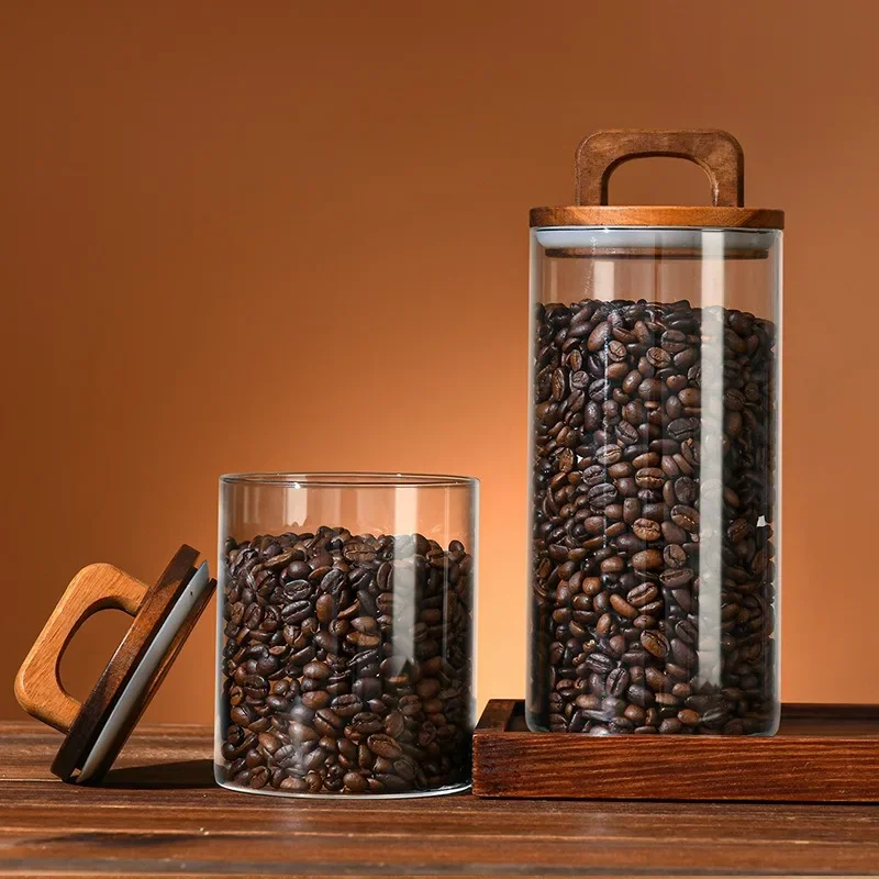 Прозрачная стеклянная банка с  – обзор и цена Canister Coffee Sugar Tea