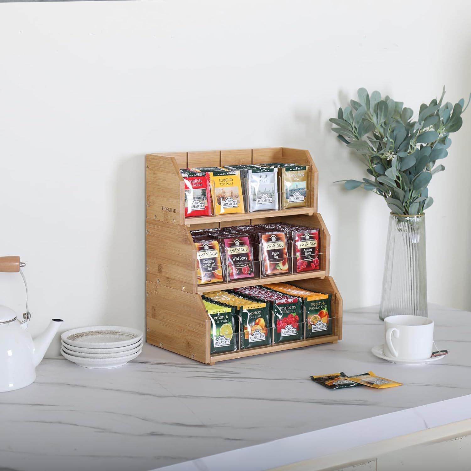 Бамбуковая коробка для хранени – обзор и цена Coffee Tea Station