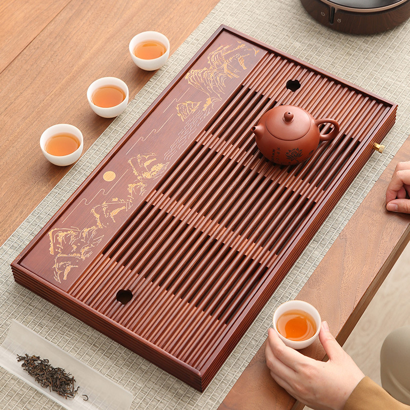 Бамбуковый поднос для чая, про – обзор и цена Bamboo Tea Tray