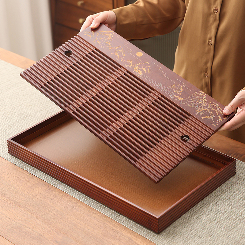 Бамбуковый поднос для чая, про – обзор и цена Bamboo Tea Tray
