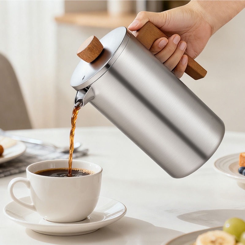 Кофейник-френч-пресс JUSTINLAU – обзор и цена Coffee Tea Pots