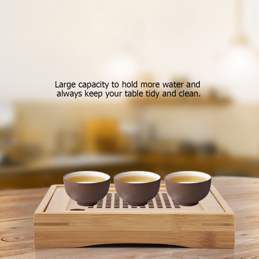 Квадратный чайный поднос в сти – обзор и цена Bamboo Tea Tray