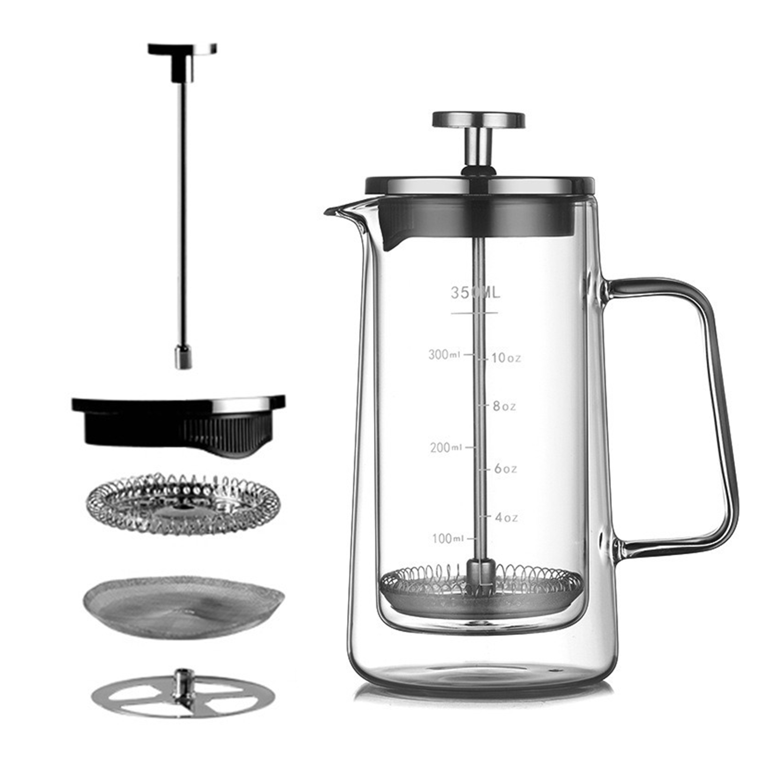 Двухслойный французский пресс- – обзор и цена Coffee Tea Pots