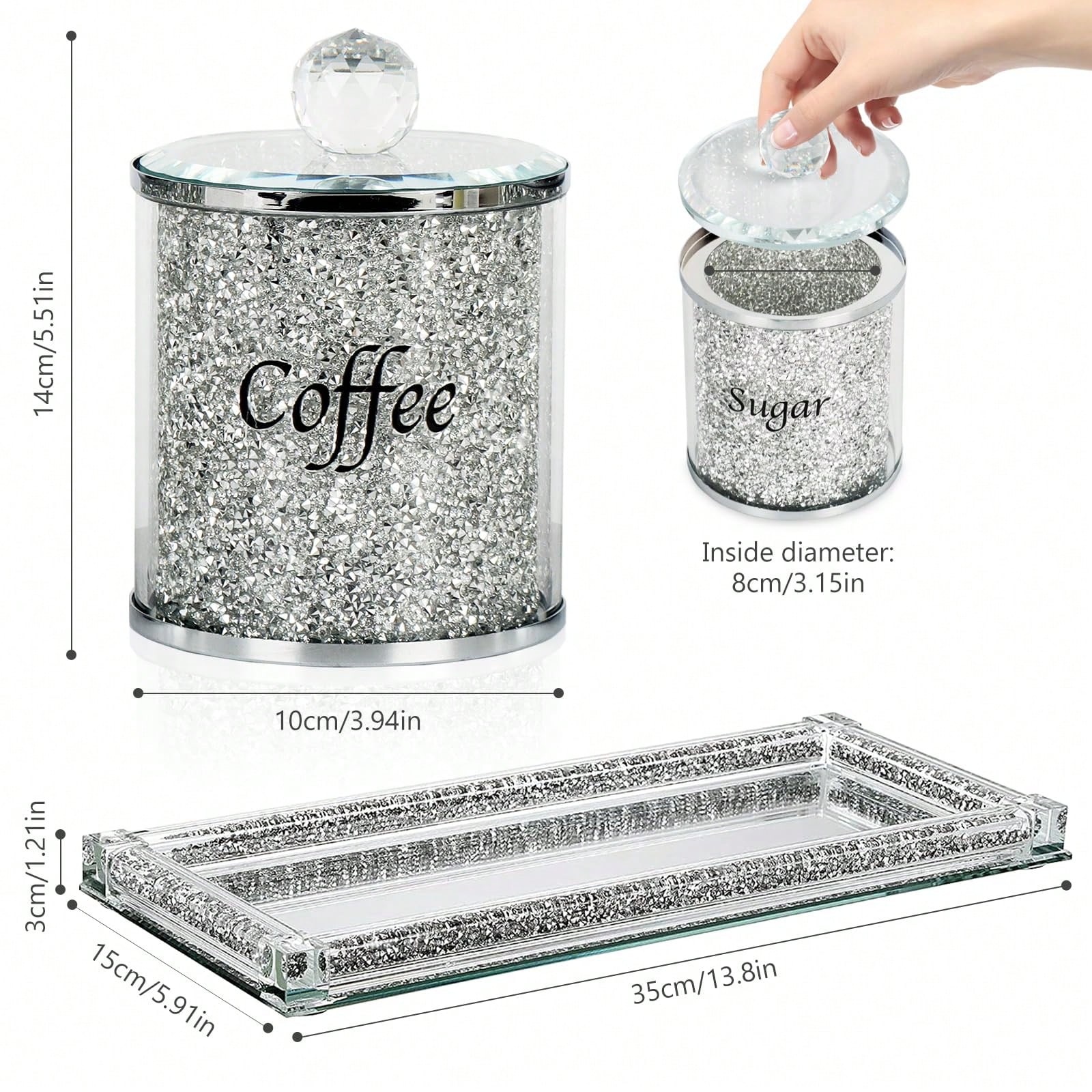 Набор банок для кофе, сахара и – обзор и цена Canister Coffee Sugar Tea