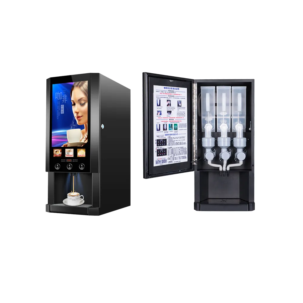 Автоматический кофейный и чайн – обзор и цена Coffee Tea Vending Machine