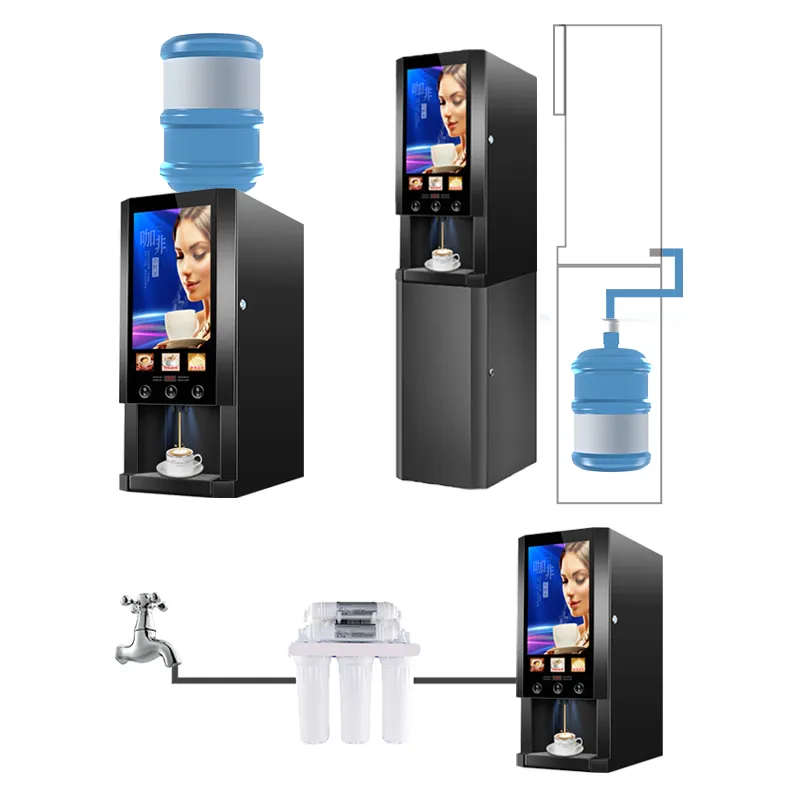 Автоматический кофейный и чайн – обзор и цена Coffee Tea Vending Machine