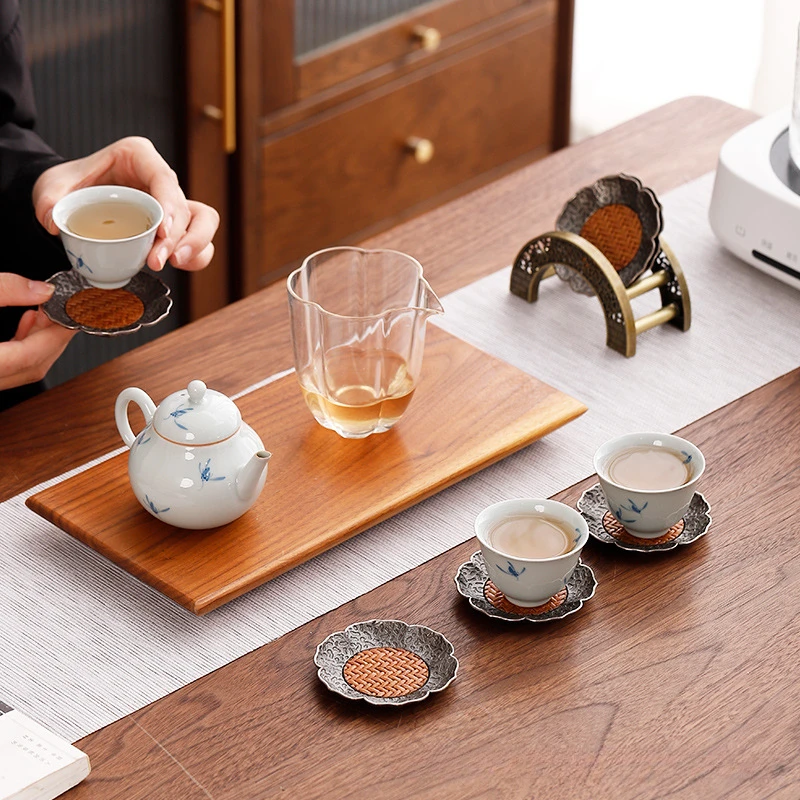 Китайская антикварная подставк – обзор и цена Bamboo Tea Tray